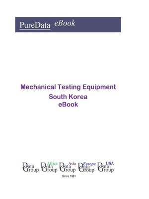 cover image of Mechanical Testing Equipment in South Korea